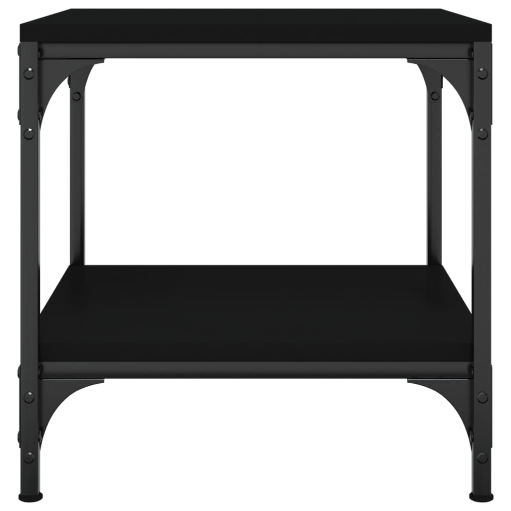 Table d'appoint Noir 40x40x40 cm Bois d'ingénierie - XIOS