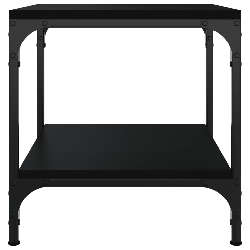 Table d'appoint Noir 40x40x40 cm Bois d'ingénierie - XIOS