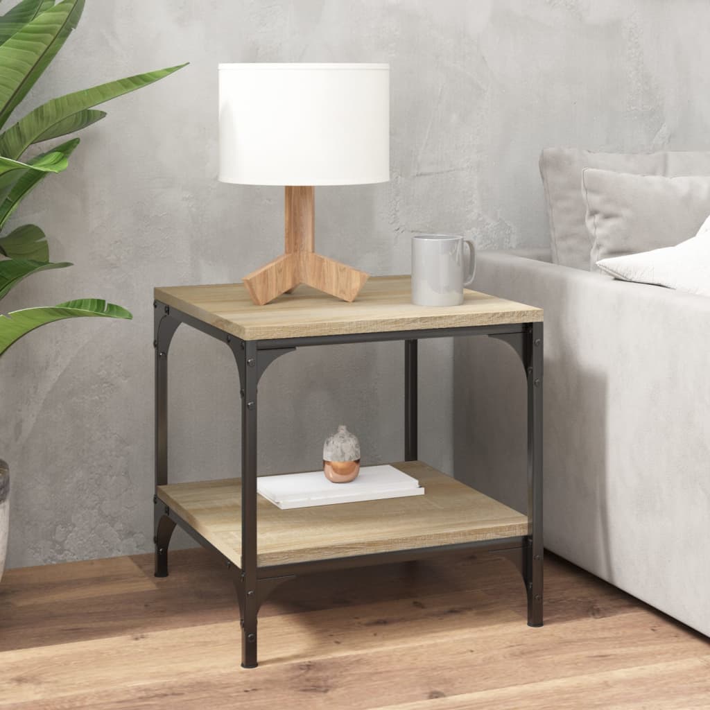 Tables d'appoint 2 pcs Chêne sonoma 40x40x40 cm Bois ingénierie - XIOS