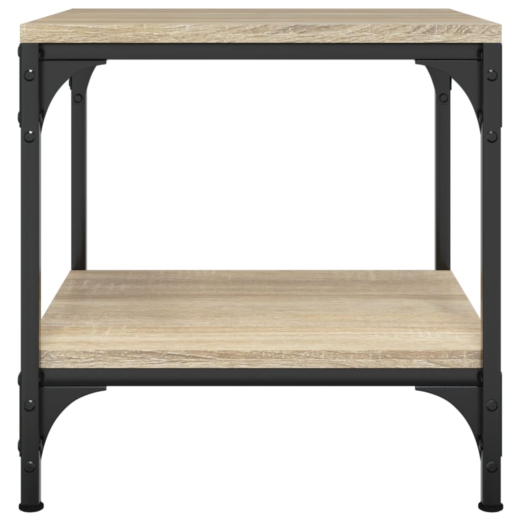 Tables d'appoint 2 pcs Chêne sonoma 40x40x40 cm Bois ingénierie - XIOS