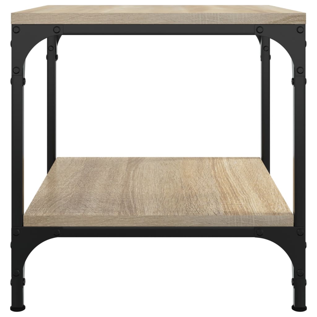 Tables d'appoint 2 pcs Chêne sonoma 40x40x40 cm Bois ingénierie - XIOS