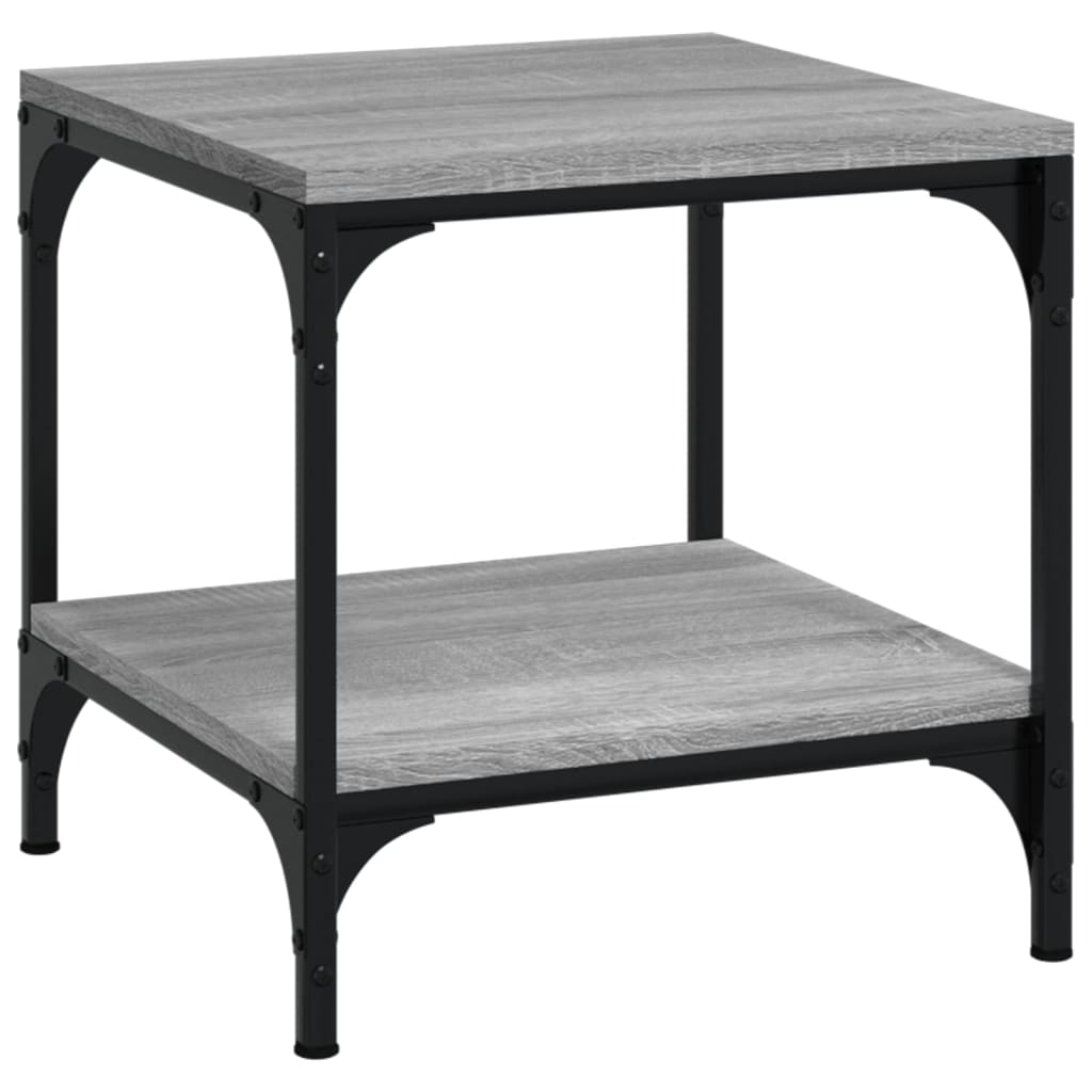 Tables d'appoint 2pcs Sonoma gris 40x40x40 cm Bois d'ingénierie - XIOS