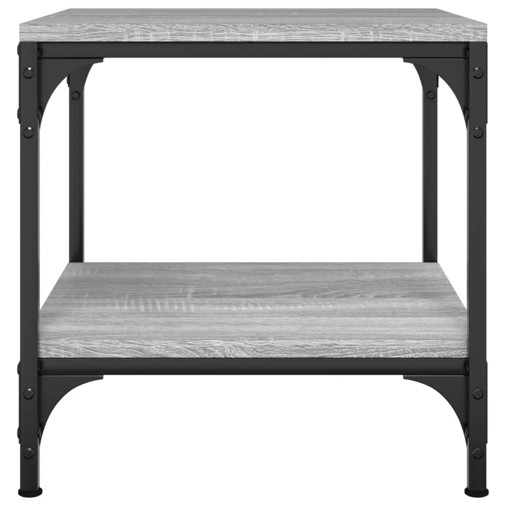 Tables d'appoint 2pcs Sonoma gris 40x40x40 cm Bois d'ingénierie - XIOS