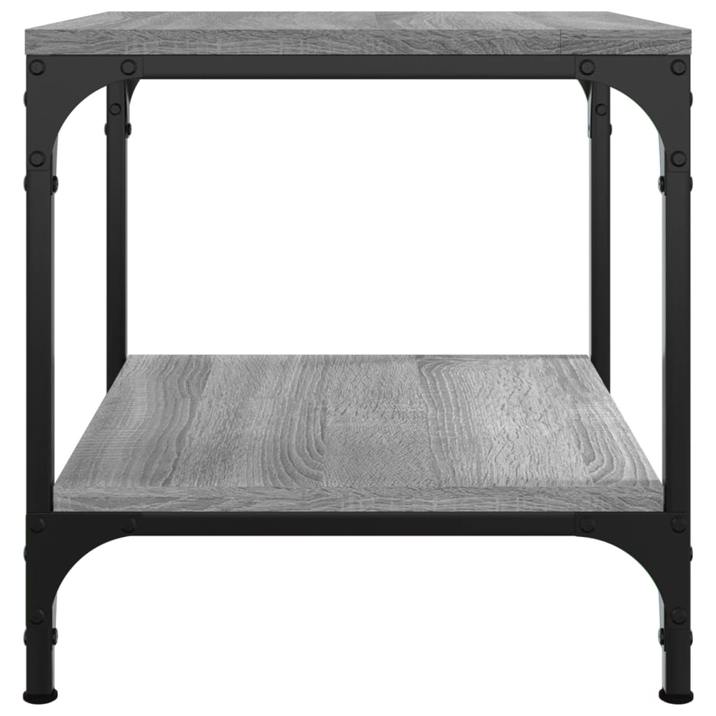 Tables d'appoint 2pcs Sonoma gris 40x40x40 cm Bois d'ingénierie - XIOS