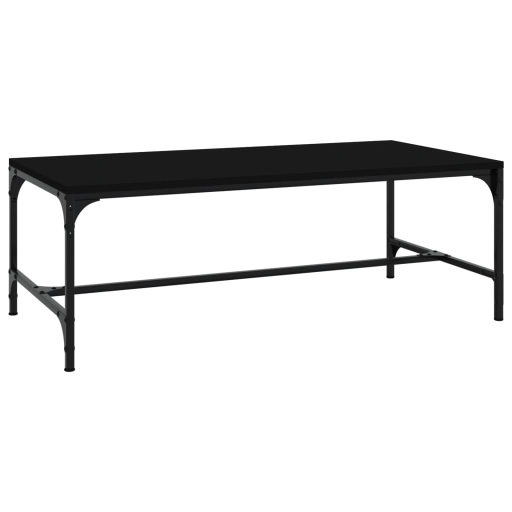 Table basse Noir 100x50x35 cm Bois d'ingénierie - XIOS