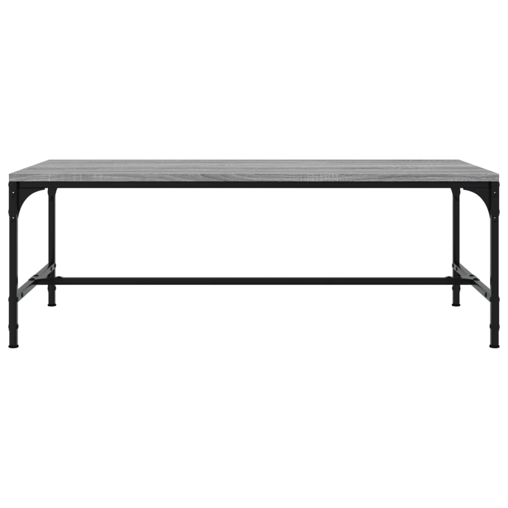 Table basse Sonoma gris 100x50x35 cm Bois d'ingénierie - XIOS