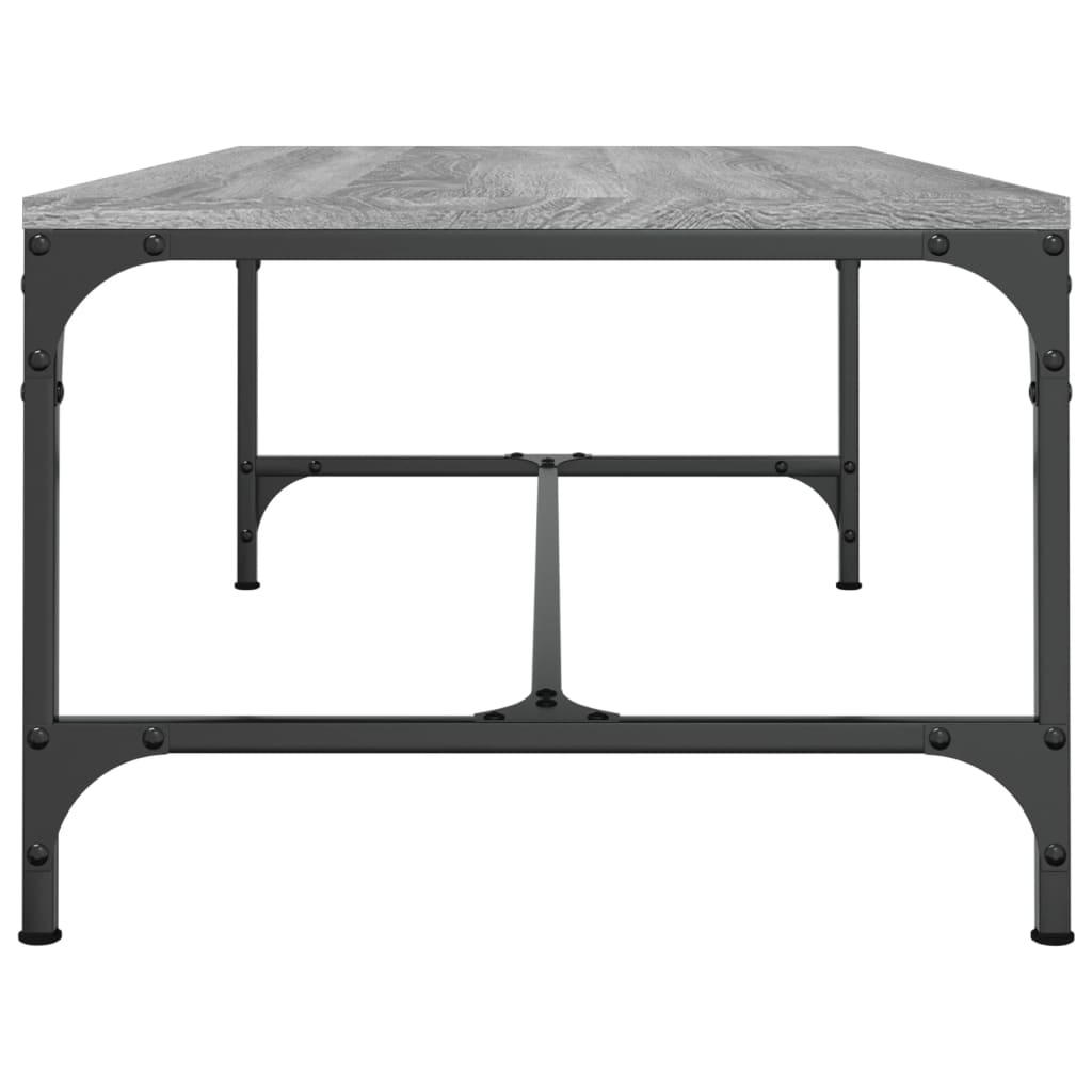 Table basse Sonoma gris 100x50x35 cm Bois d'ingénierie - XIOS