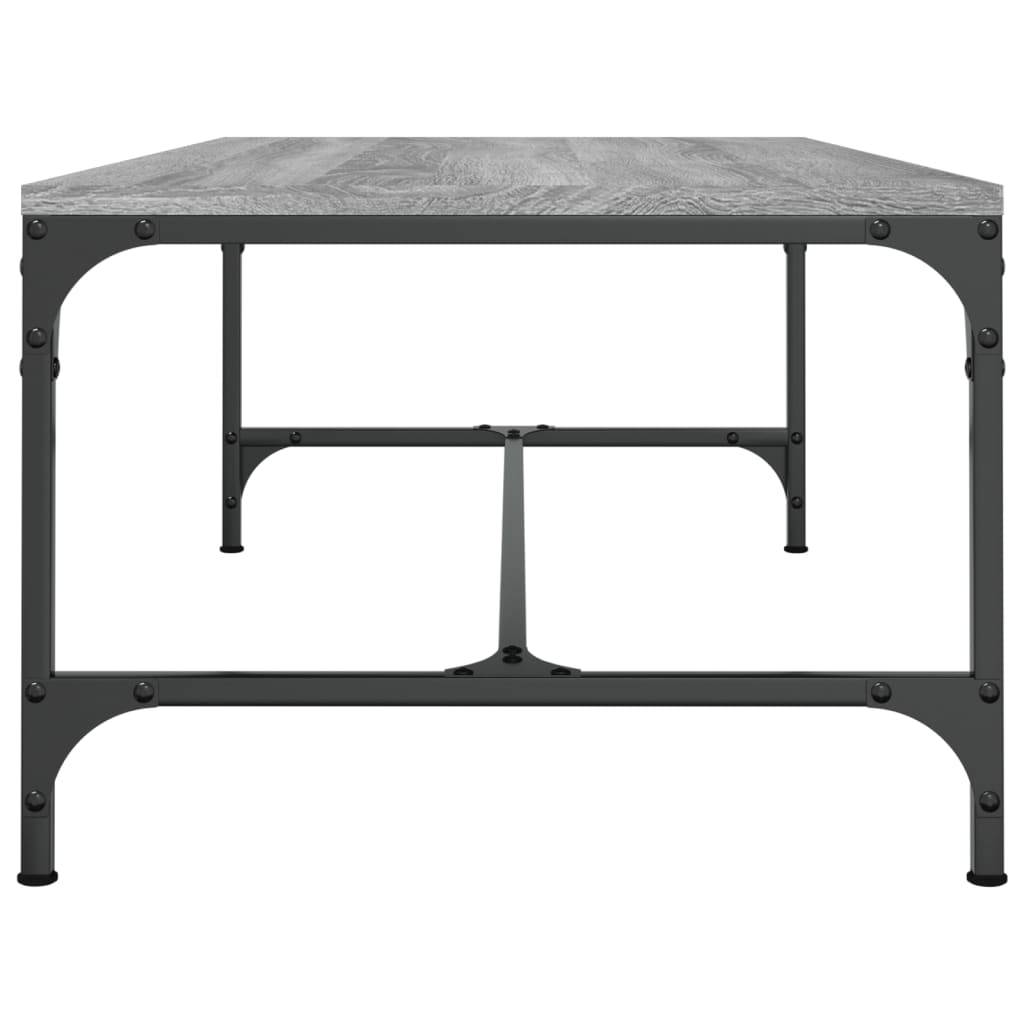 Table basse Sonoma gris 80x50x35 cm Bois d'ingénierie - XIOS