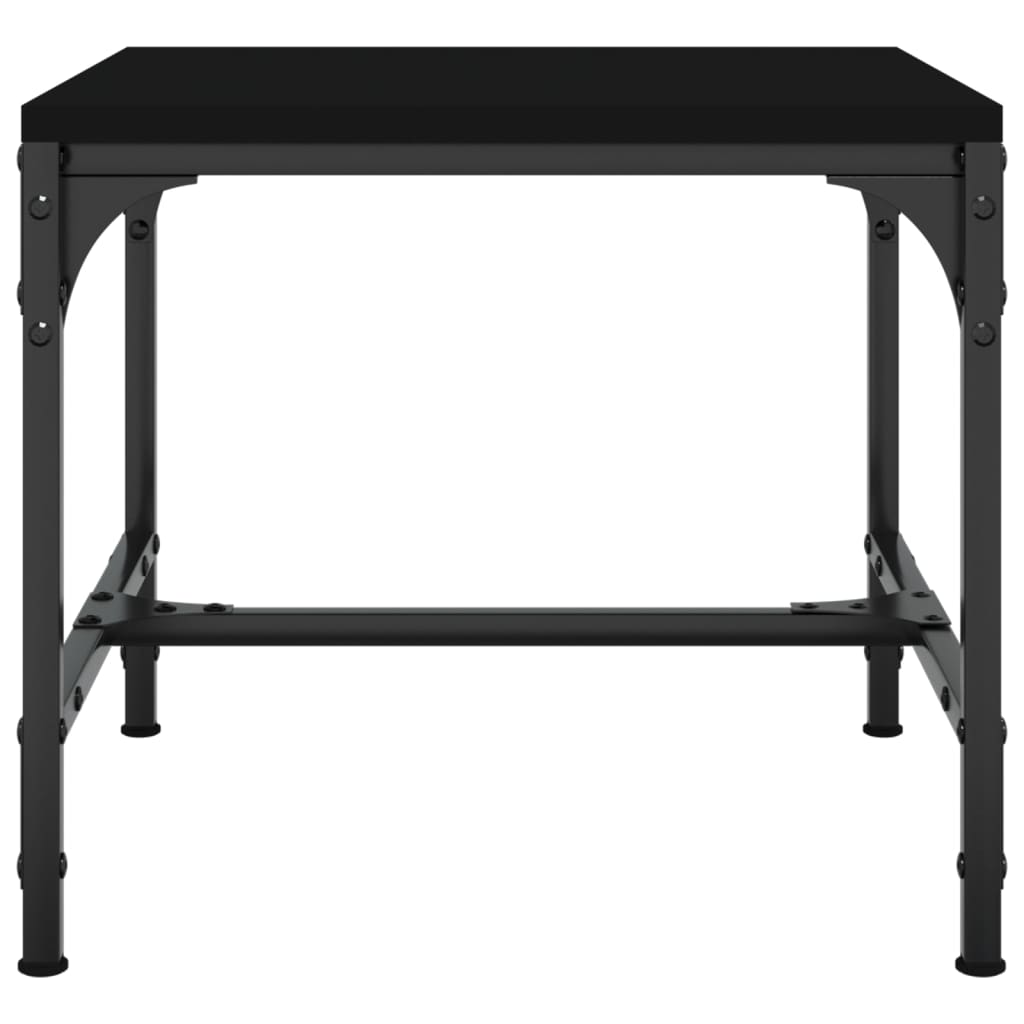 Table basse Noir 50x50x35 cm Bois d'ingénierie - XIOS