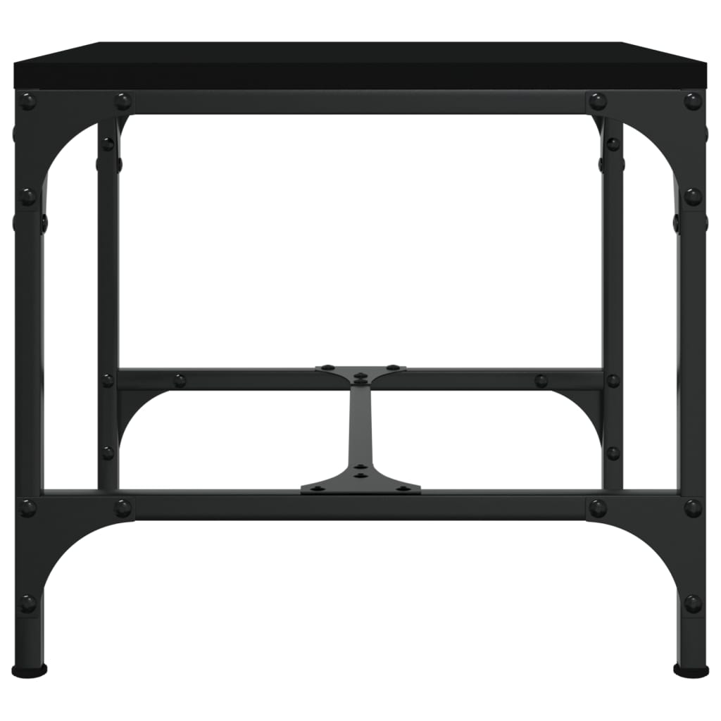Table basse Noir 50x50x35 cm Bois d'ingénierie - XIOS