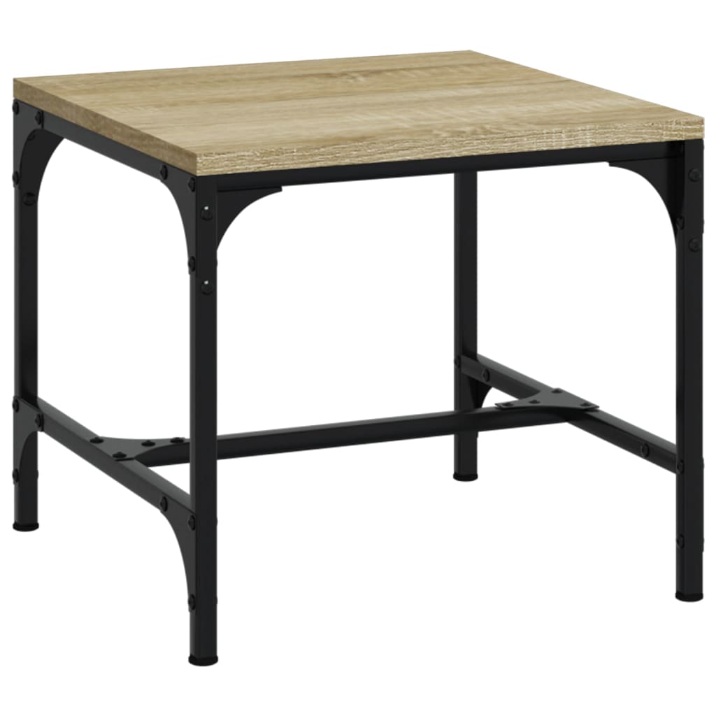 Table basse Chêne sonoma 50x50x35 cm Bois d'ingénierie - XIOS