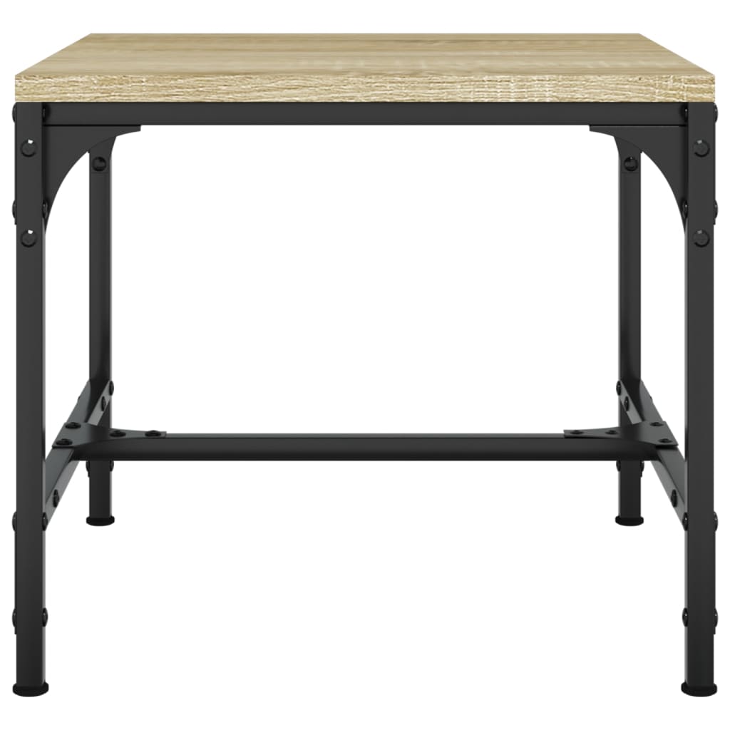 Table basse Chêne sonoma 50x50x35 cm Bois d'ingénierie - XIOS