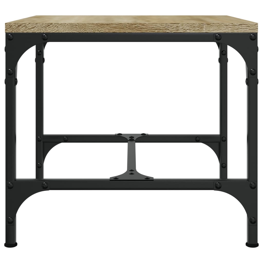 Table basse Chêne sonoma 50x50x35 cm Bois d'ingénierie - XIOS