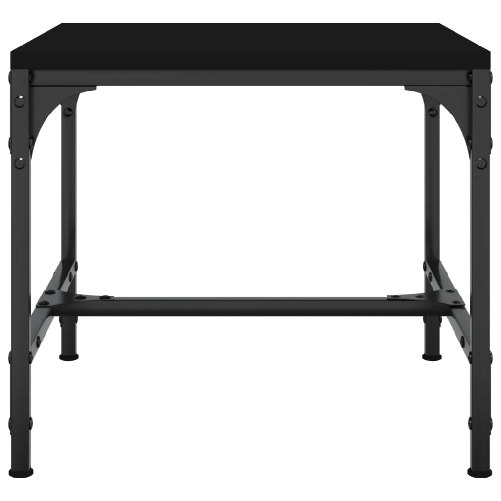 Tables d'appoint 2 pcs Noir 40x40x35 cm Bois d'ingénierie - XIOS