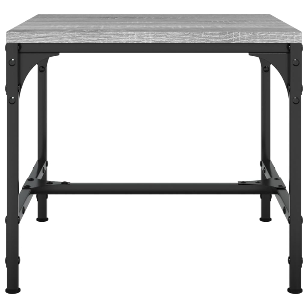 Tables d'appoint 2pcs Sonoma gris 40x40x35 cm Bois d'ingénierie - XIOS
