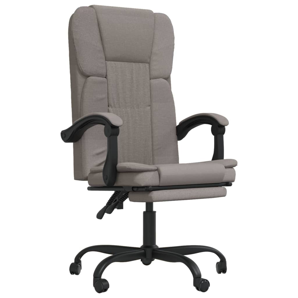 Fauteuil inclinable de bureau Taupe Tissu - XIOS