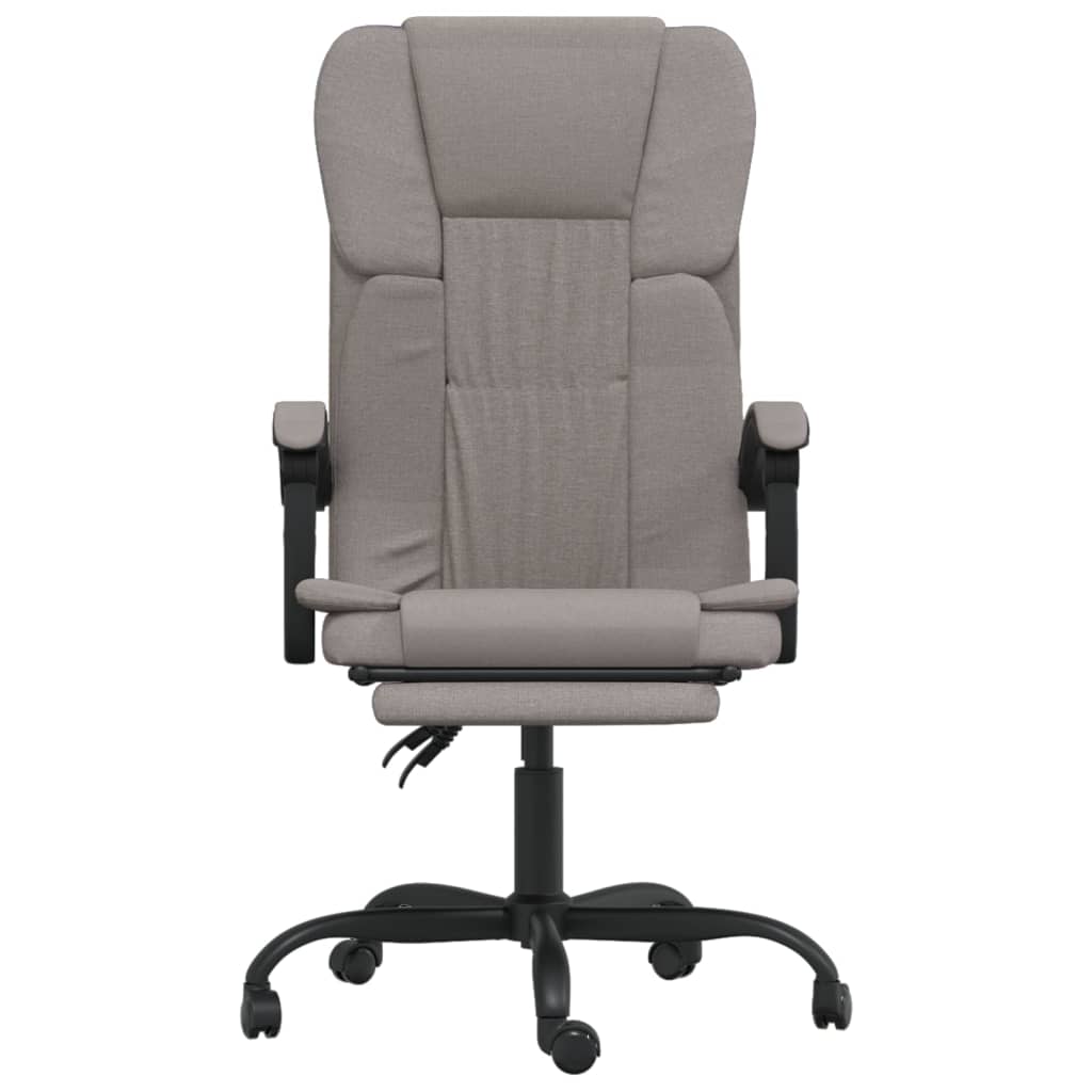 Fauteuil inclinable de bureau Taupe Tissu - XIOS