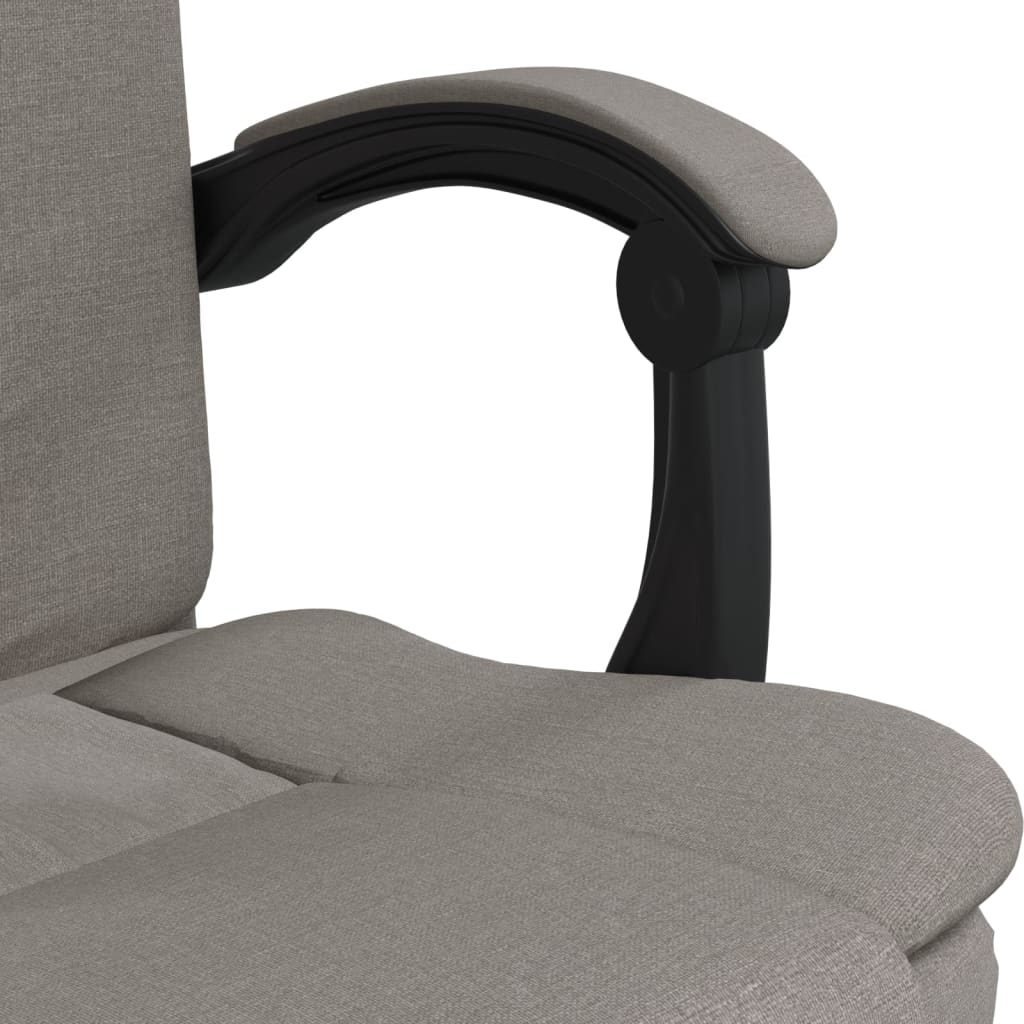 Fauteuil inclinable de bureau Taupe Tissu - XIOS