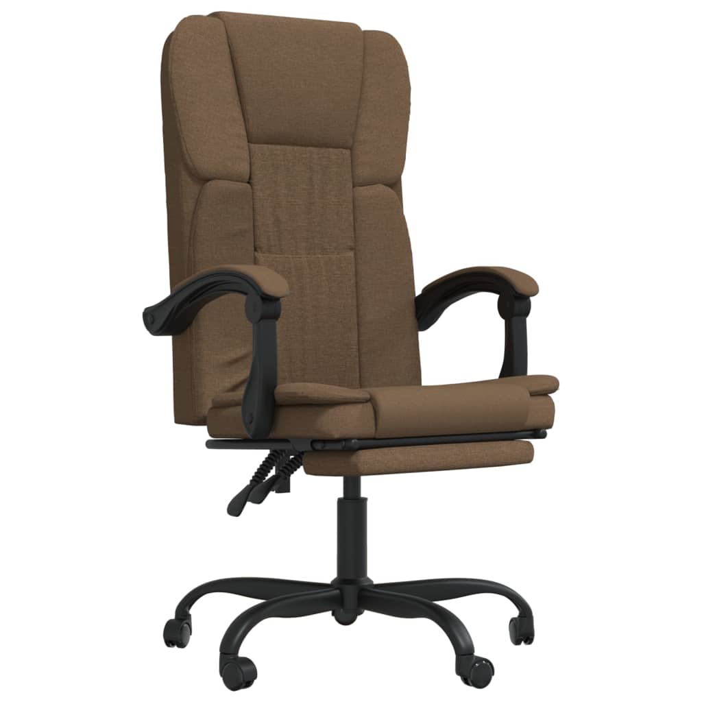 Fauteuil inclinable de bureau Marron Tissu - XIOS