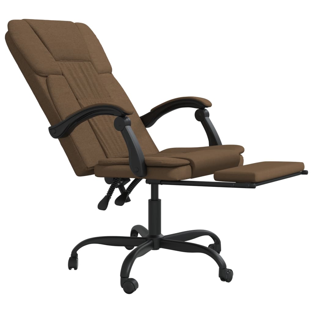 Fauteuil inclinable de bureau Marron Tissu - XIOS