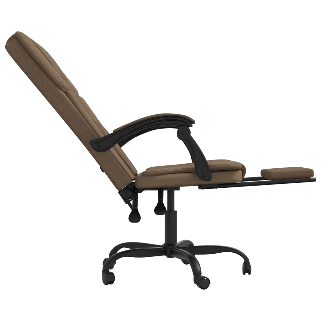 Fauteuil inclinable de bureau Marron Tissu - XIOS