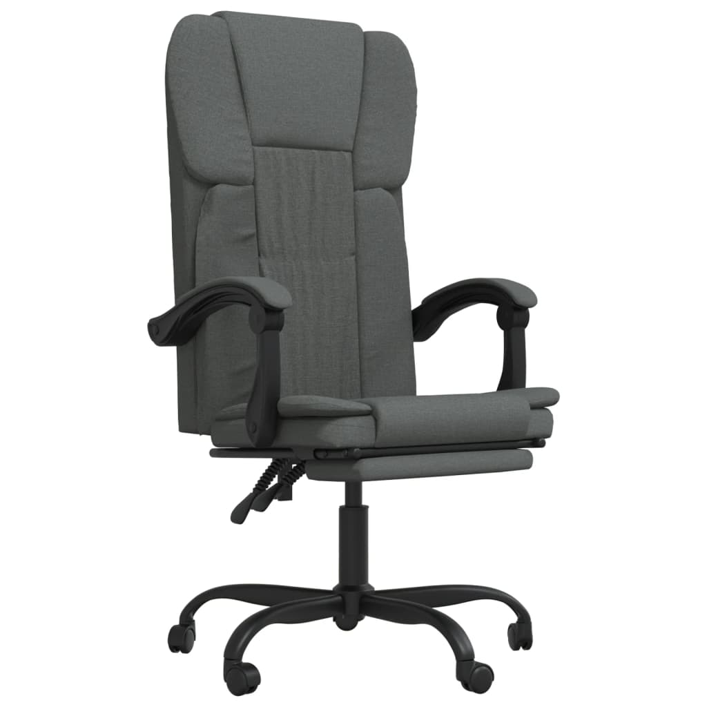 Fauteuil inclinable de bureau Gris foncé Tissu - XIOS