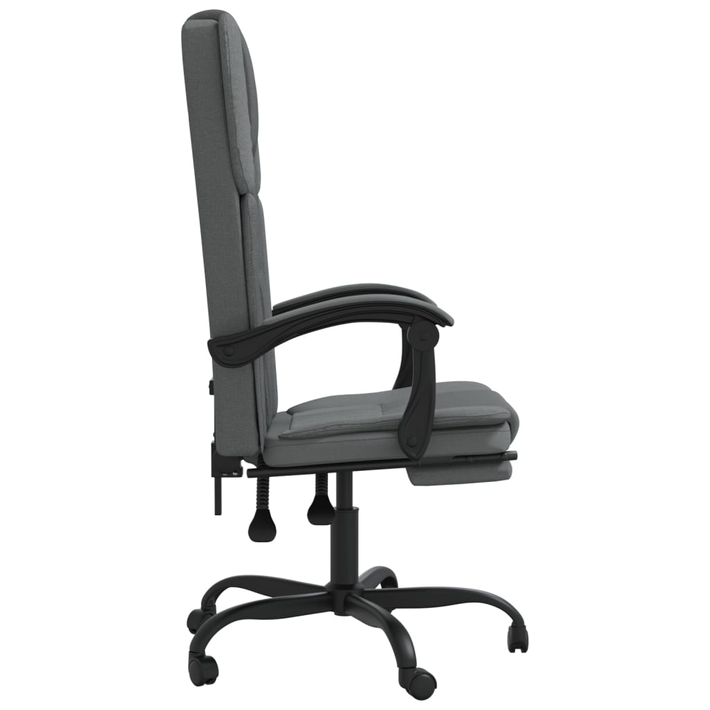 Fauteuil inclinable de bureau Gris foncé Tissu - XIOS