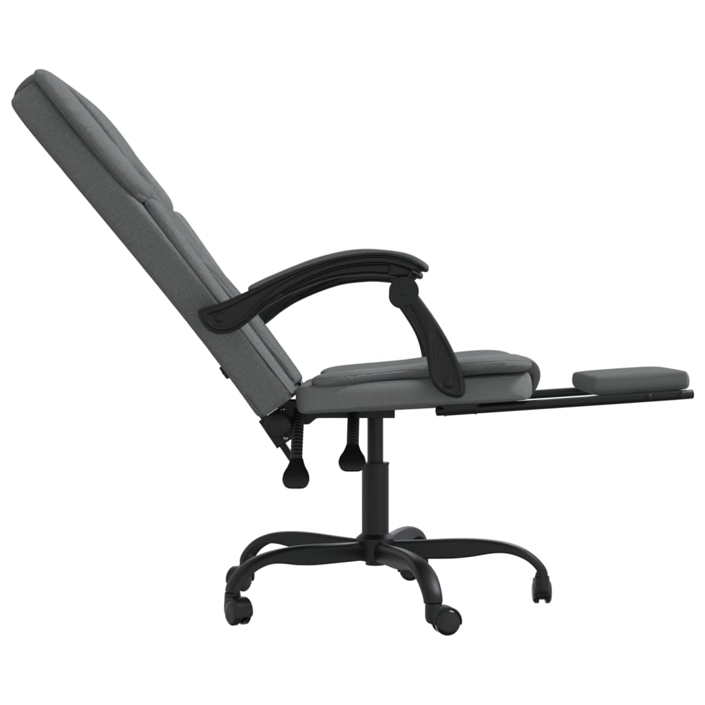 Fauteuil inclinable de bureau Gris foncé Tissu - XIOS