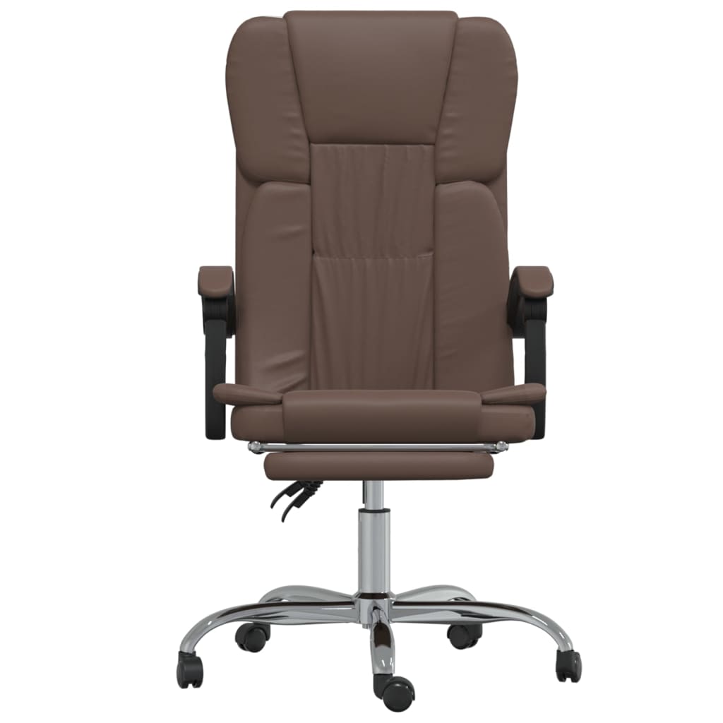 Fauteuil inclinable de bureau Marron Similicuir - XIOS