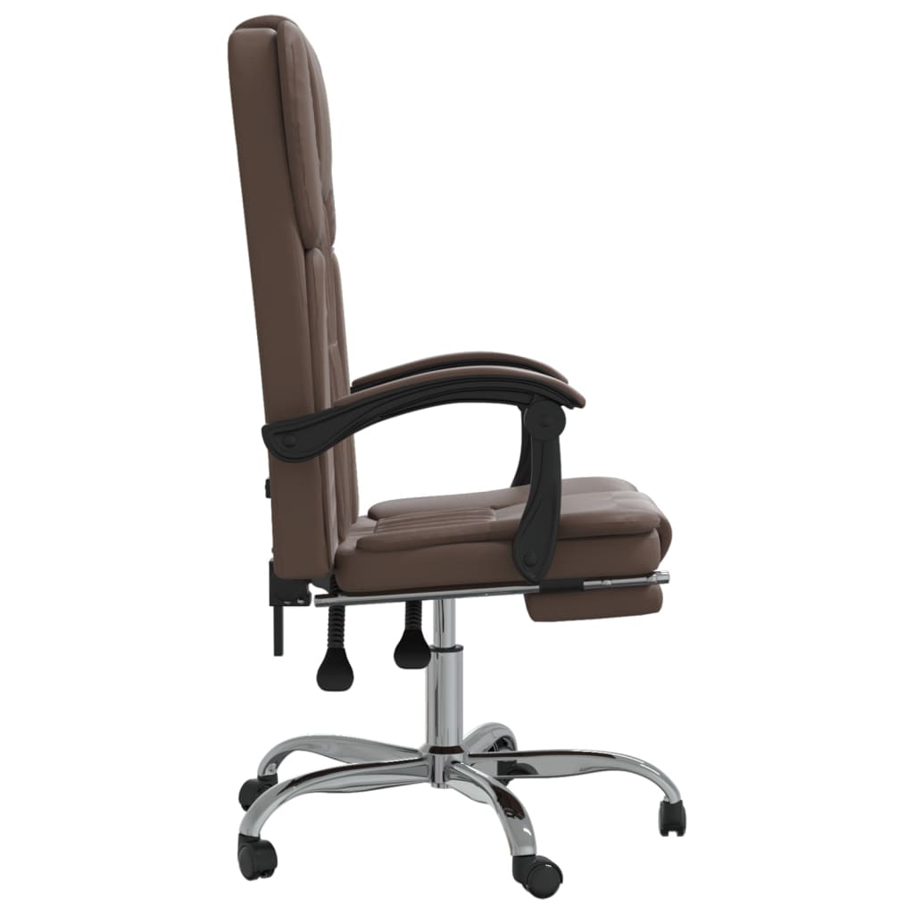 Fauteuil inclinable de bureau Marron Similicuir - XIOS