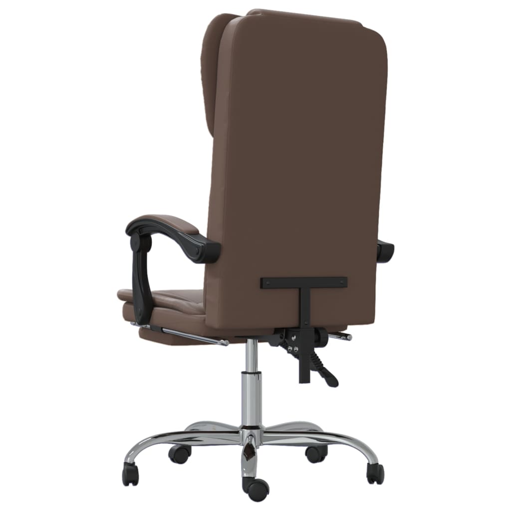 Fauteuil inclinable de bureau Marron Similicuir - XIOS