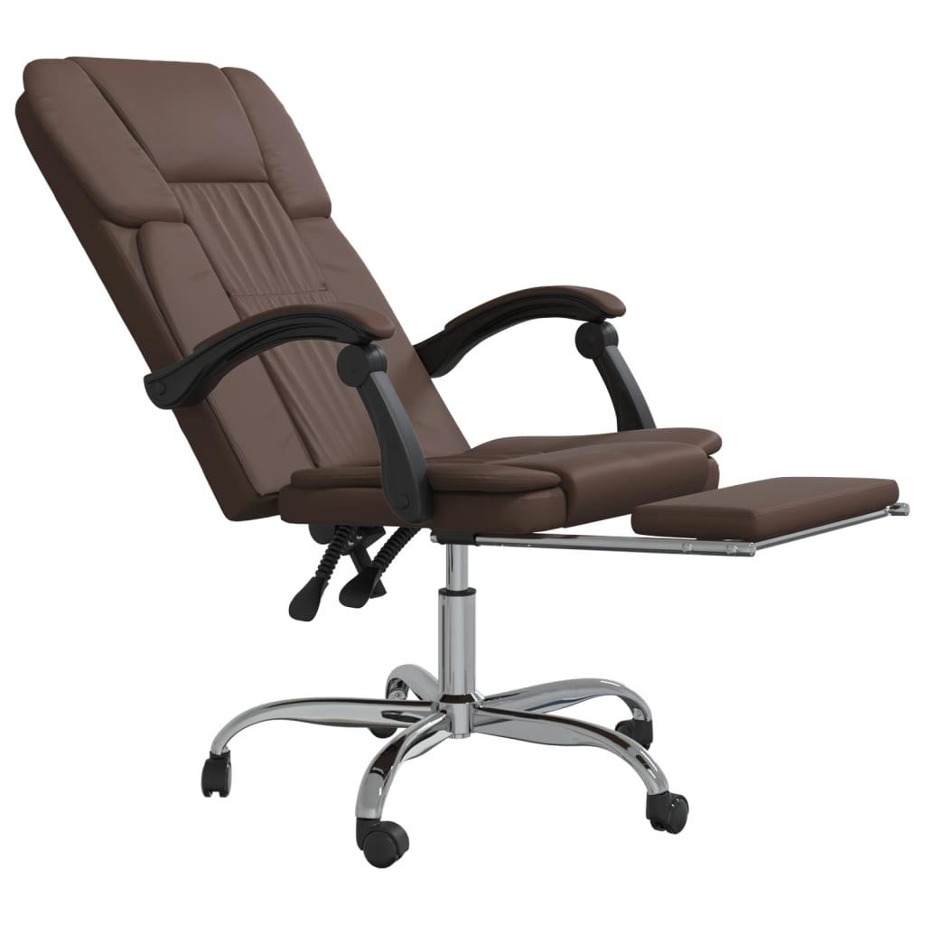 Fauteuil inclinable de bureau Marron Similicuir - XIOS