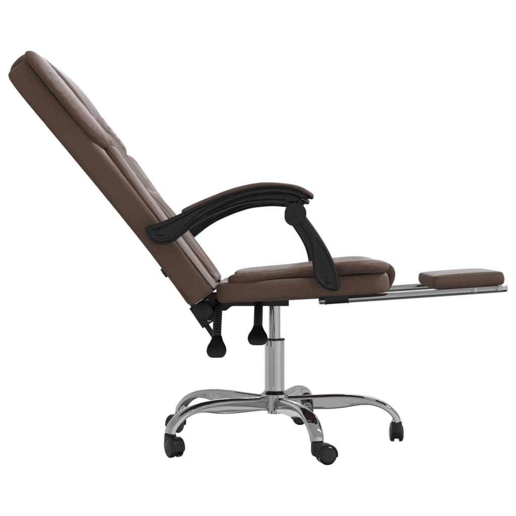 Fauteuil inclinable de bureau Marron Similicuir - XIOS
