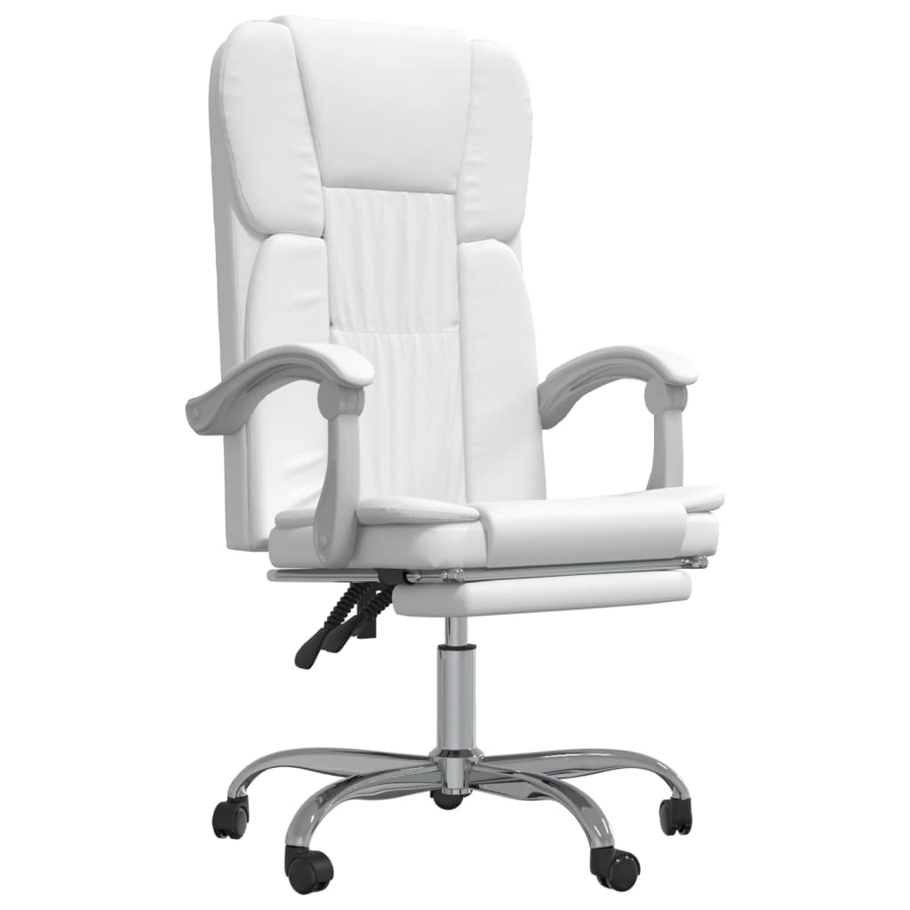 Fauteuil inclinable de bureau Blanc Similicuir - XIOS