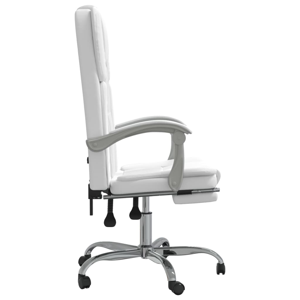 Fauteuil inclinable de bureau Blanc Similicuir - XIOS