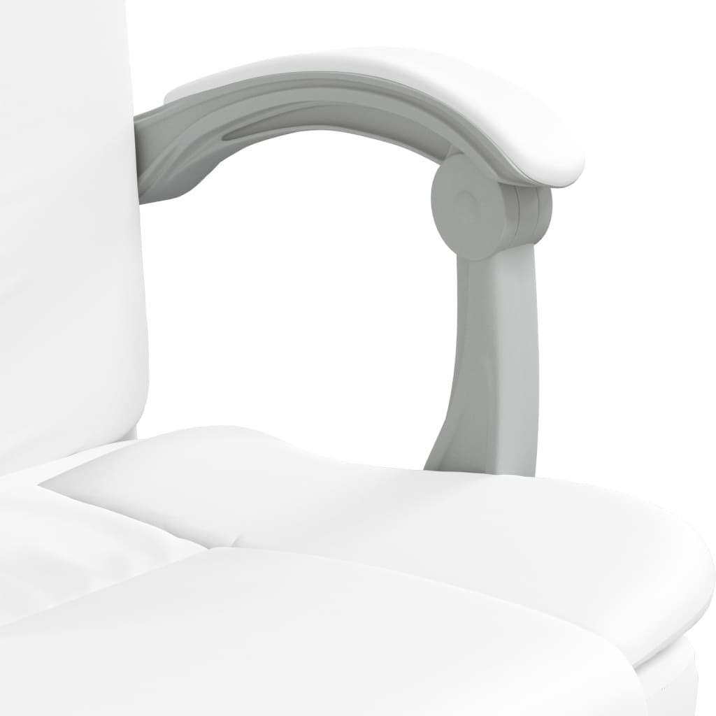Fauteuil inclinable de bureau Blanc Similicuir - XIOS