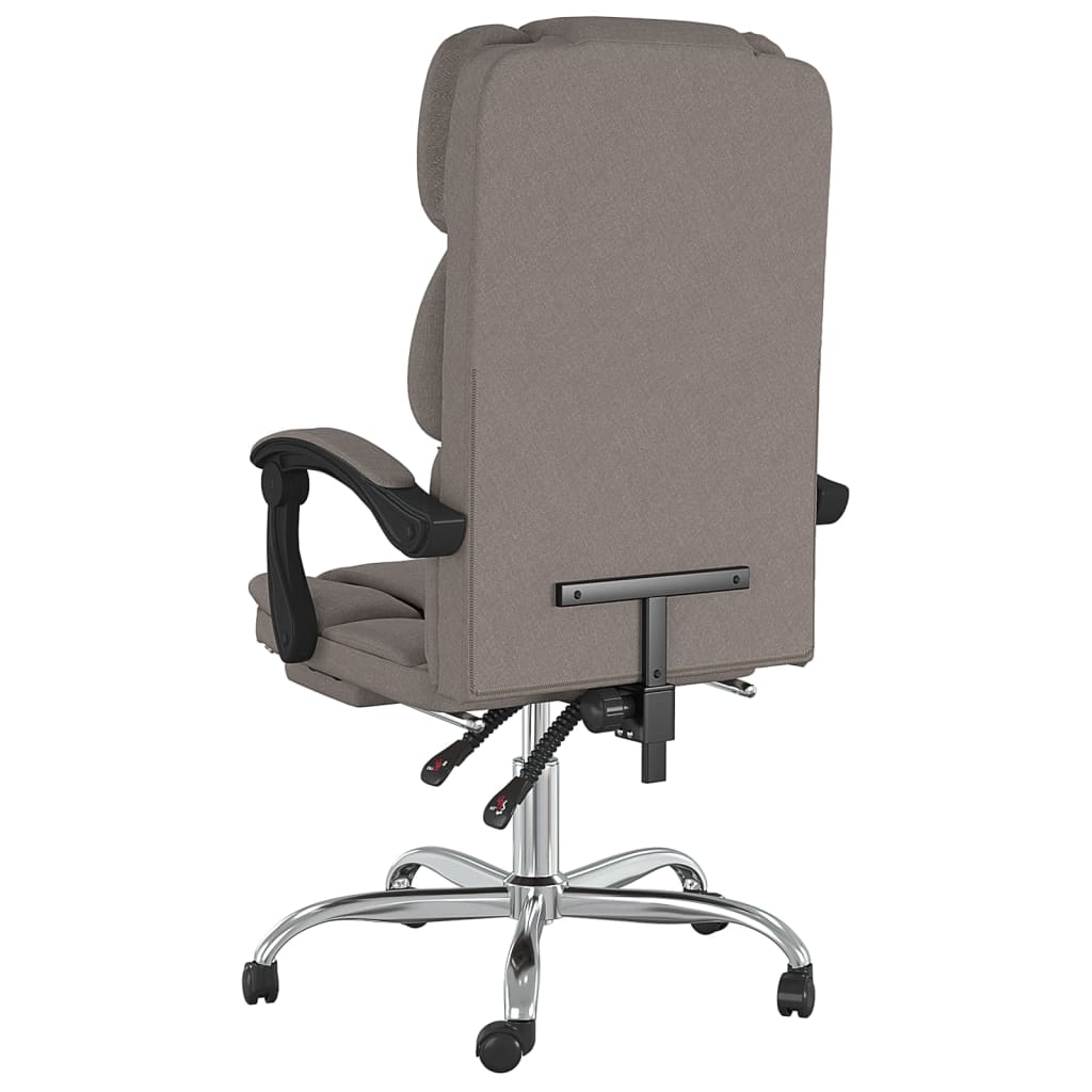 Fauteuil inclinable de bureau Taupe Tissu - XIOS