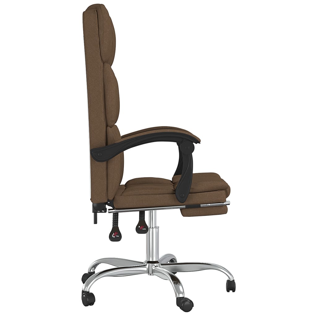 Fauteuil inclinable de bureau Marron Tissu - XIOS