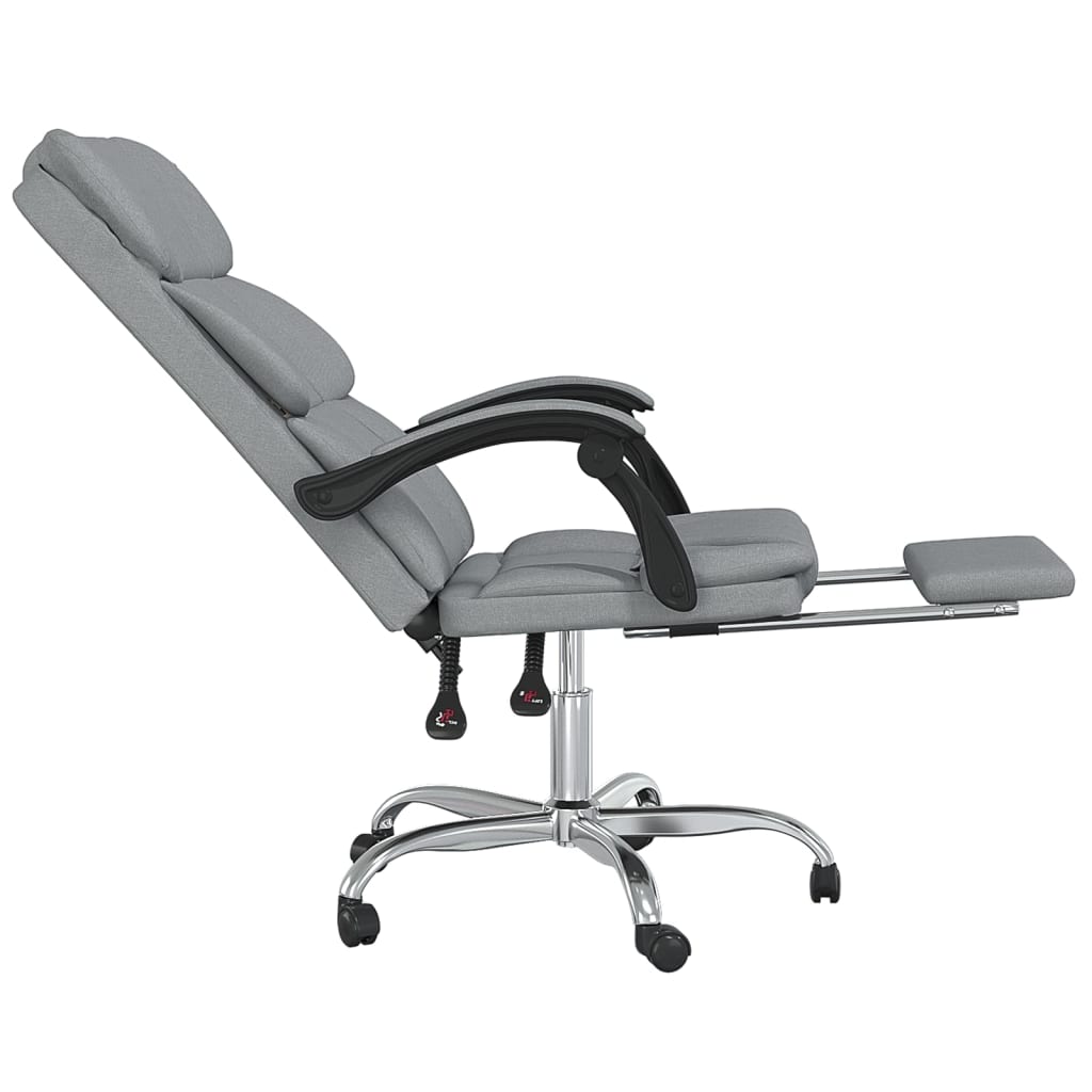 Fauteuil inclinable de bureau Gris clair Tissu - XIOS