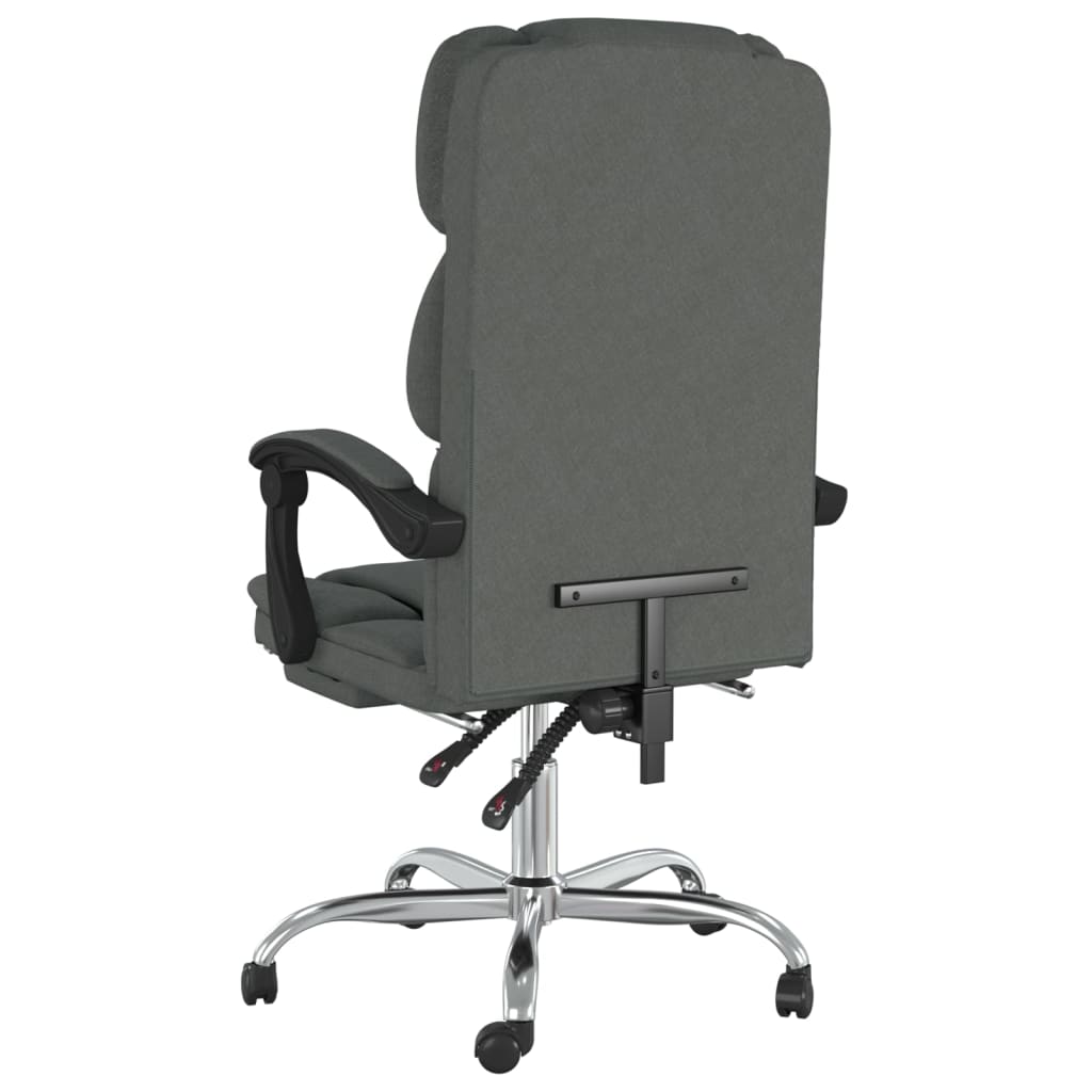 Fauteuil inclinable de bureau Gris foncé Tissu - XIOS