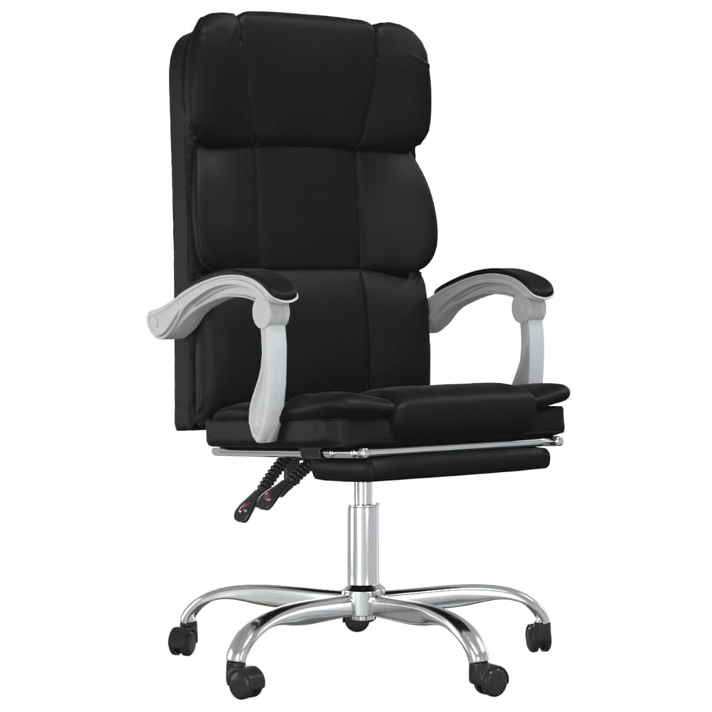 Fauteuil inclinable de bureau Noir Similicuir - XIOS