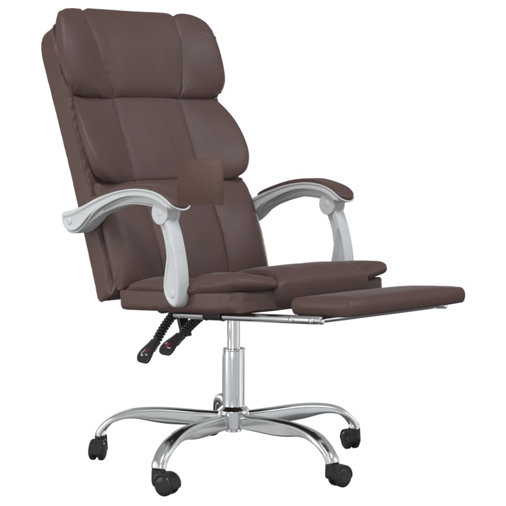 Fauteuil inclinable de bureau Marron Similicuir - XIOS