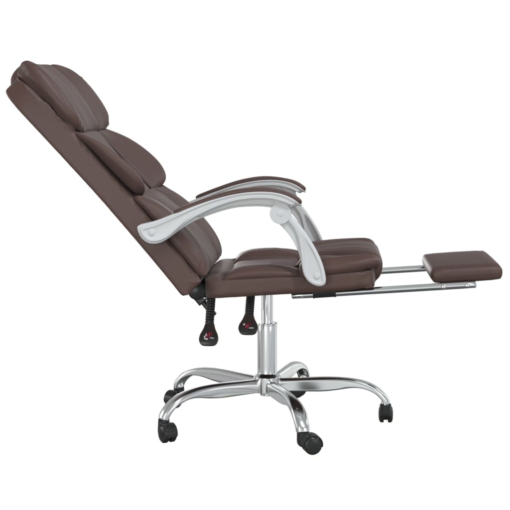 Fauteuil inclinable de bureau Marron Similicuir - XIOS