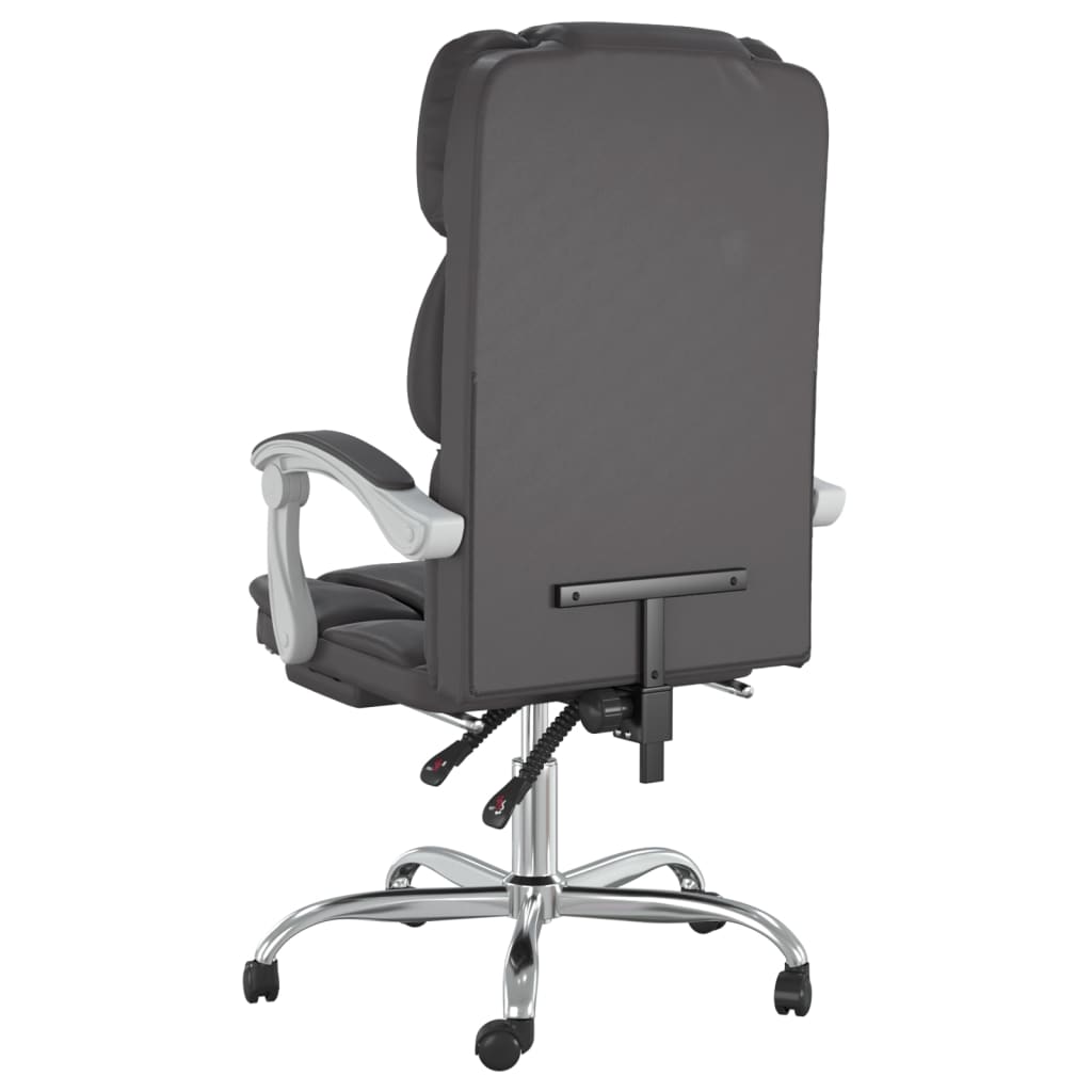 Fauteuil inclinable de bureau Gris Similicuir - XIOS