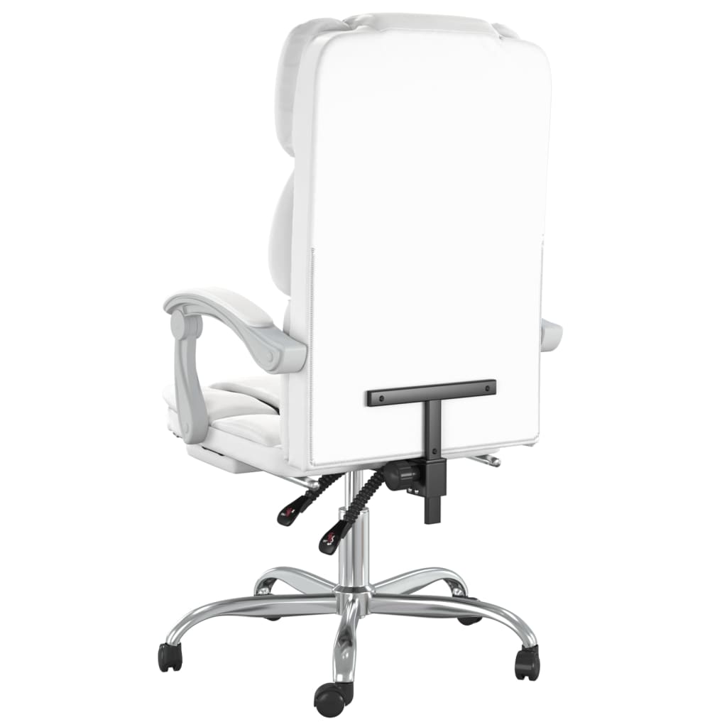 Fauteuil inclinable de bureau Blanc Similicuir - XIOS