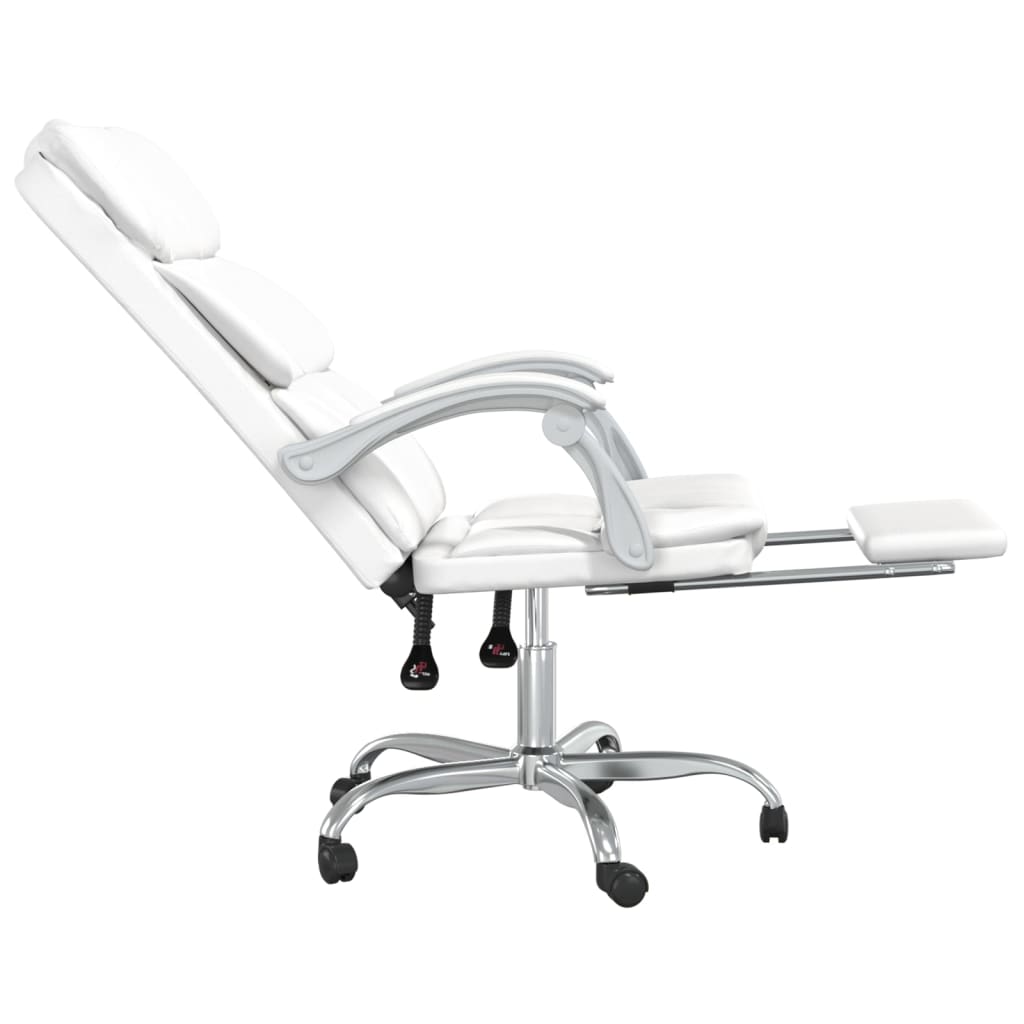 Fauteuil inclinable de bureau Blanc Similicuir - XIOS