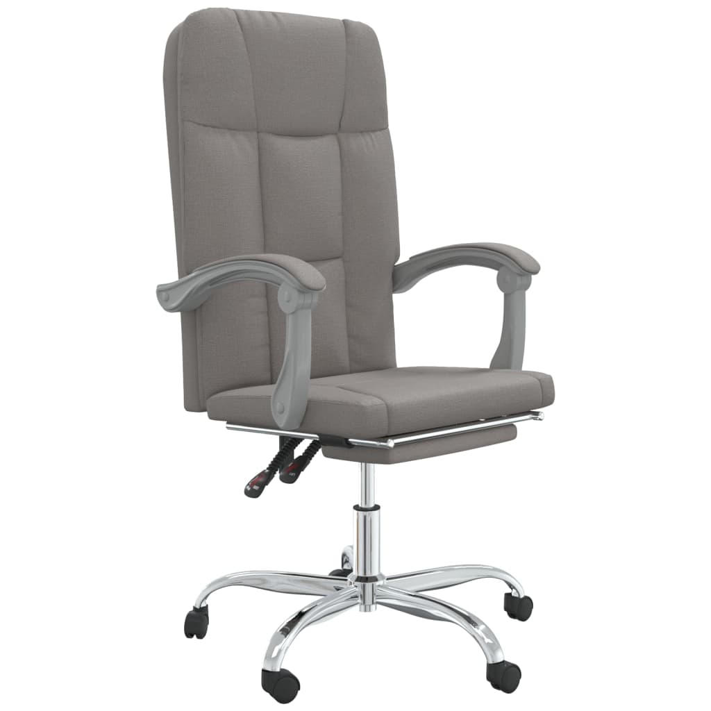Fauteuil inclinable de bureau Taupe Tissu - XIOS