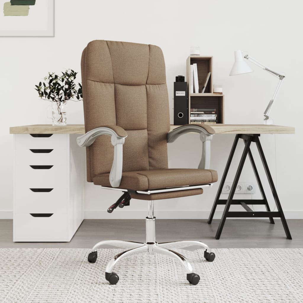 Fauteuil inclinable de bureau Marron Tissu - XIOS