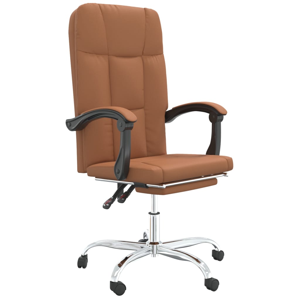 Fauteuil inclinable de bureau Marron Similicuir - XIOS