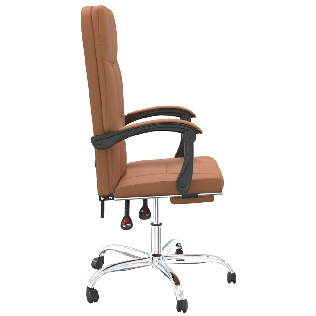 Fauteuil inclinable de bureau Marron Similicuir - XIOS
